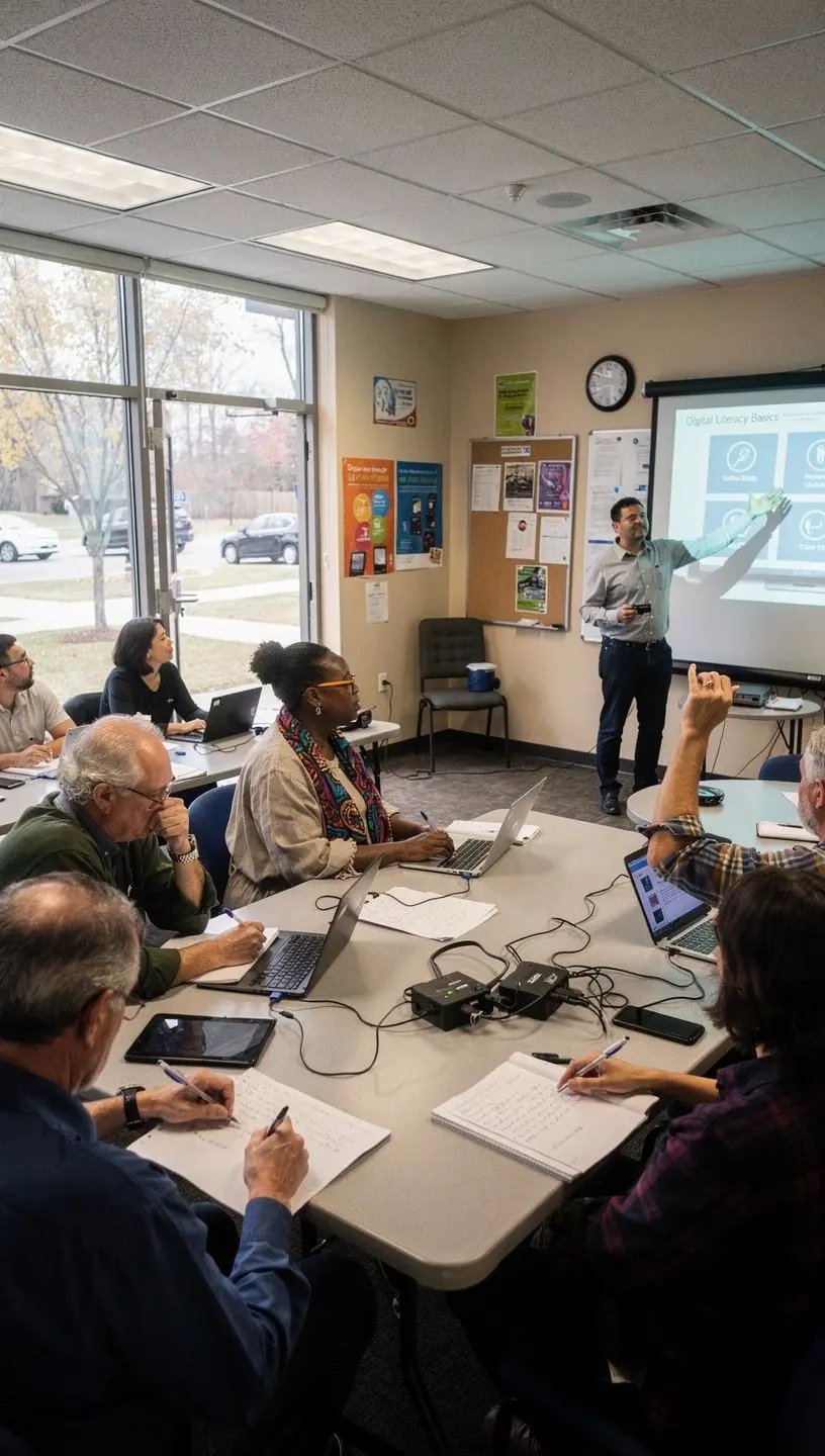 Navigating local government resources for community support.